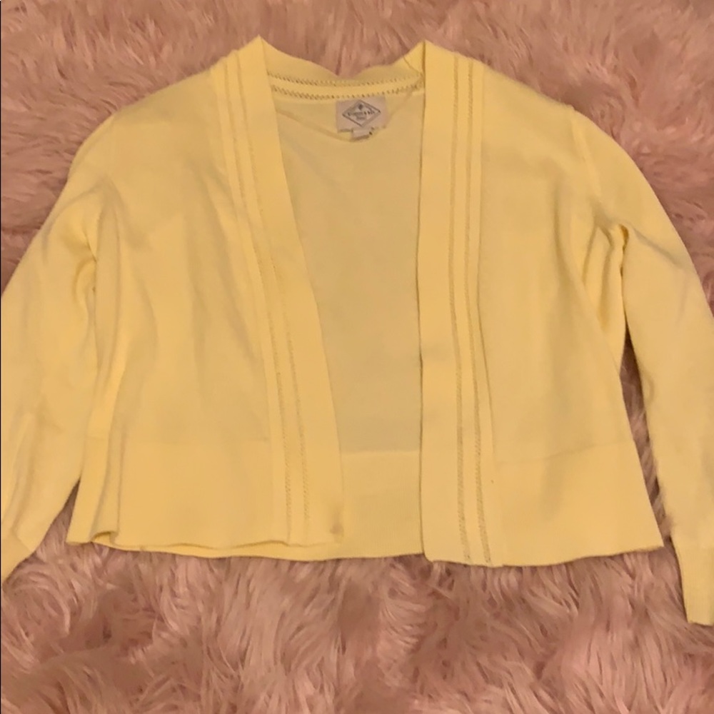Pastel Yellow Cardigan